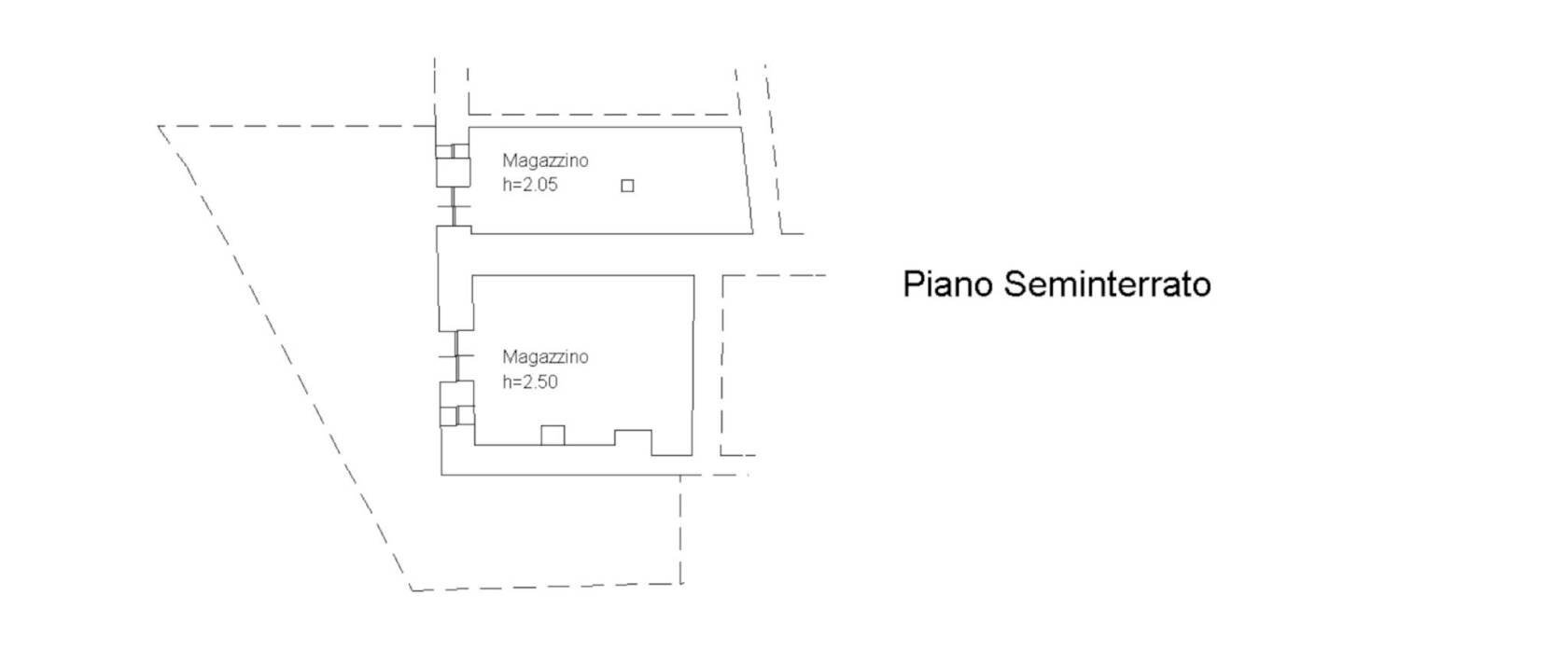 Independent house via Giacomo Leopardi, 18, Poggio San Vicino - floor plans 1