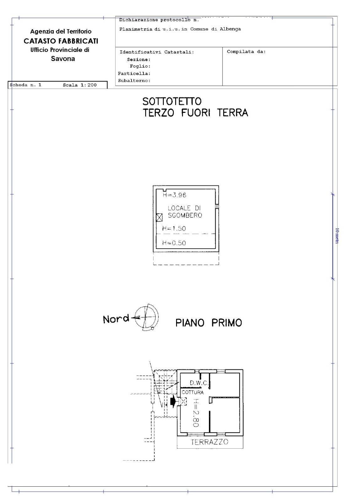 Foto 21 - Trilocale Albenga - planimetria 1