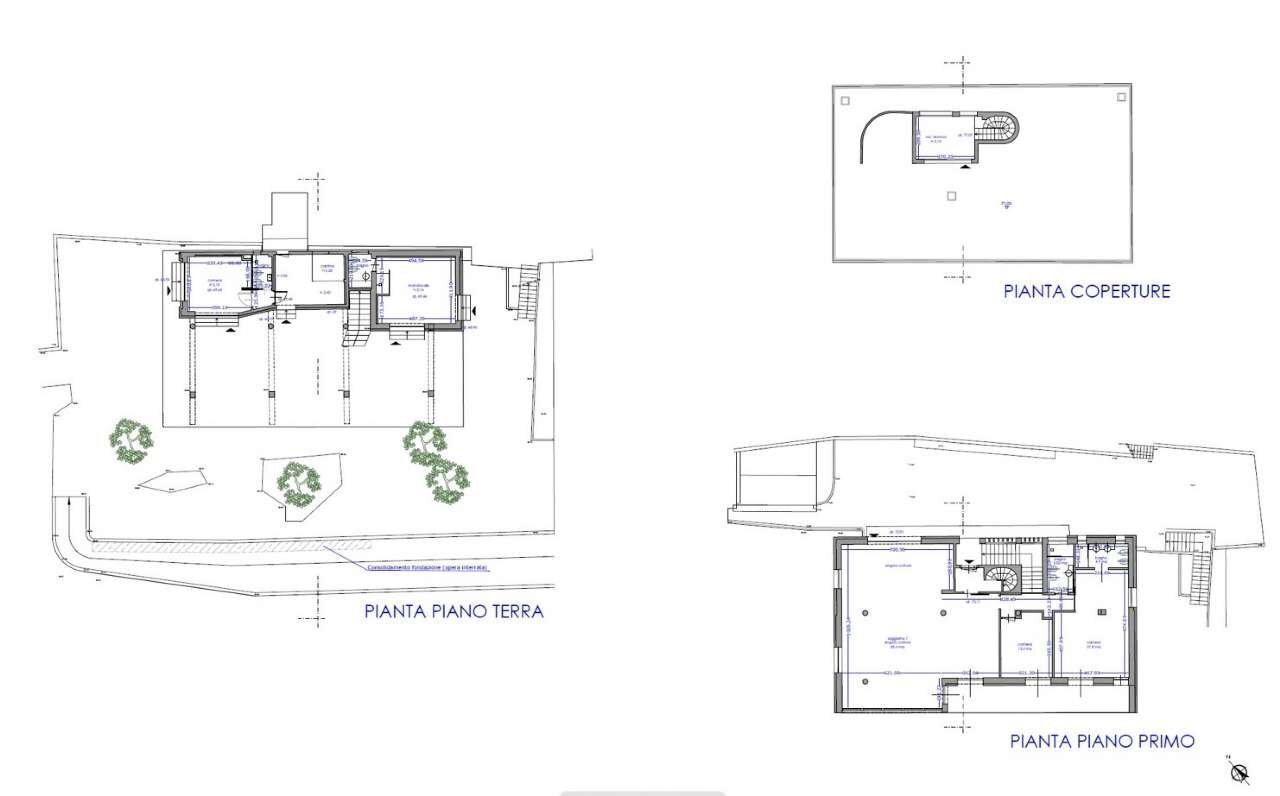 panimetrie - Villa via Dante Alighieri, Sori - floor plans 1