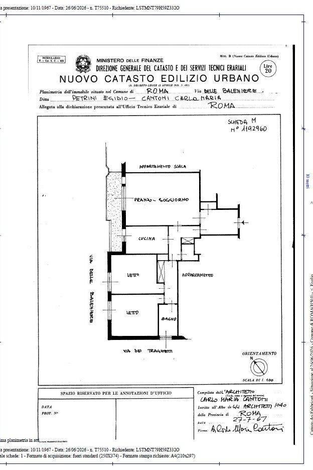 Quadrilocale via delle Baleniere, 92, Roma (zona Lido di Ostia) - planimetria 1