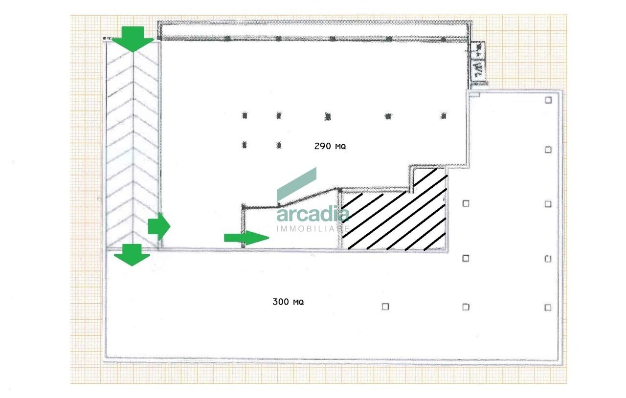 planimetria - Box Via Monte San Michele 104, Bari - planimetria 1