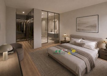 render camera con bagno e cabina - Apartment Piazzale Corte d'Appello, Parma - photo 8