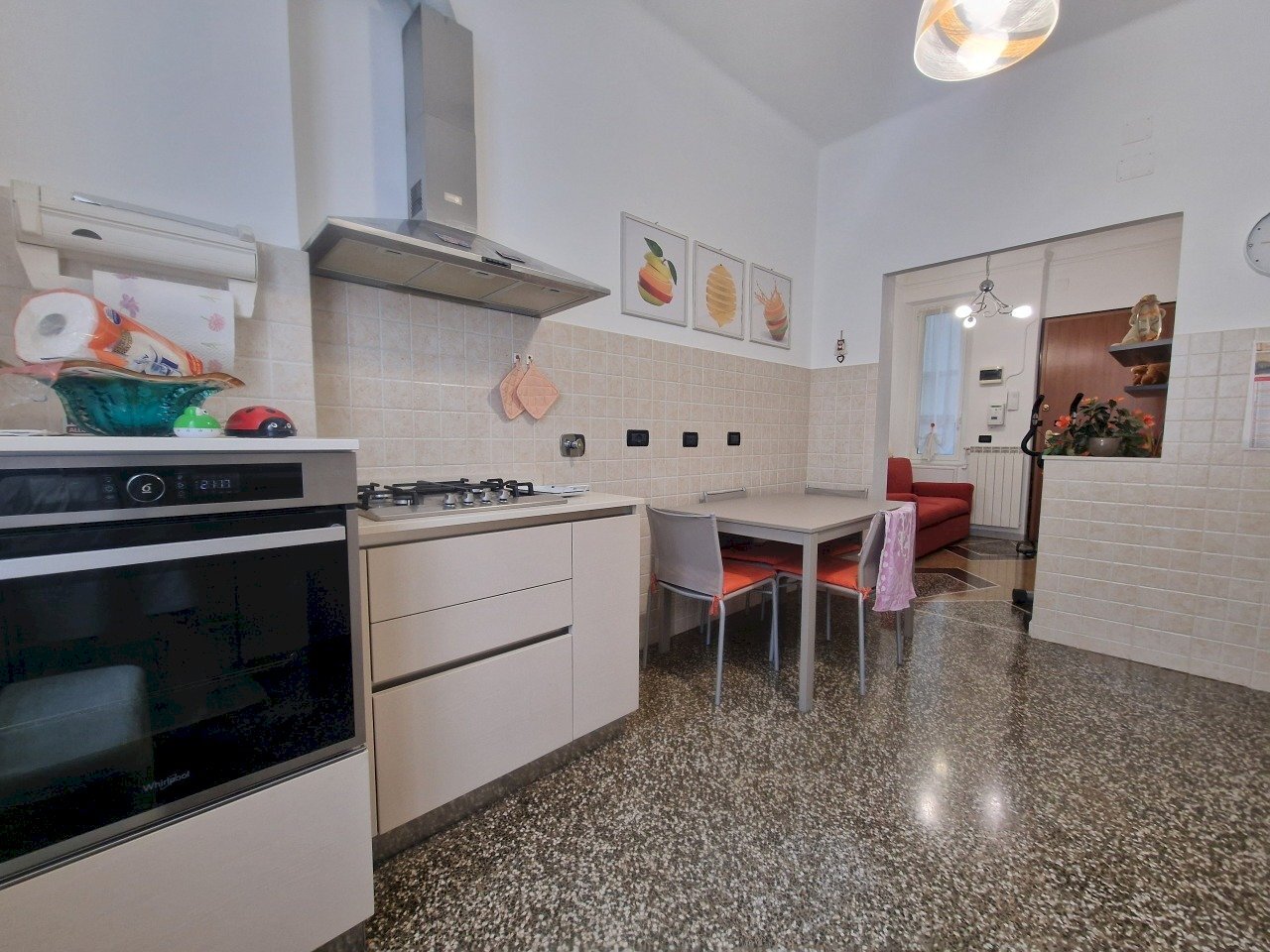 cucina tris appartamento via donghi san fruttuoso - Appartamento Via Donghi 24, Genova (zona San Fruttuoso) - foto 3