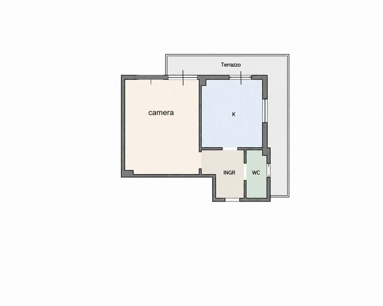ChatGPT Image 10 lug 2026, 11_47_30 - Two-room apartment Via Paolo Borsellino 9, Diano Castello - floor plans 1