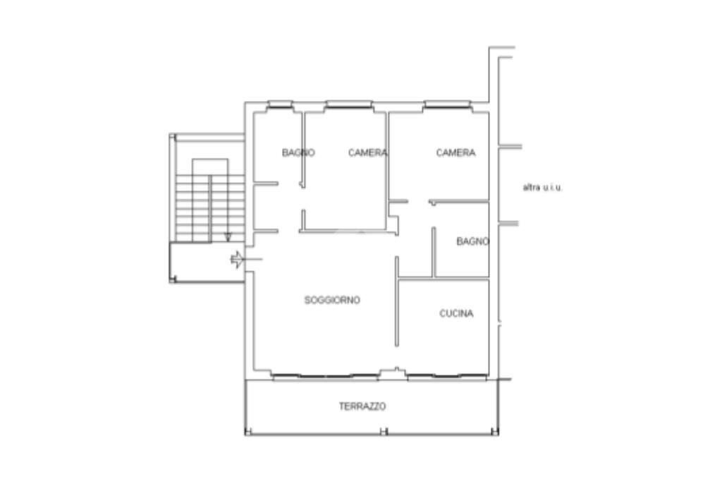 Quadrilocale Str. dell'Alto, Andora - planimetria 1