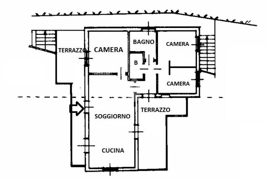 Semi-detached house Via Galileo Galilei, Sanremo - floor plans 1