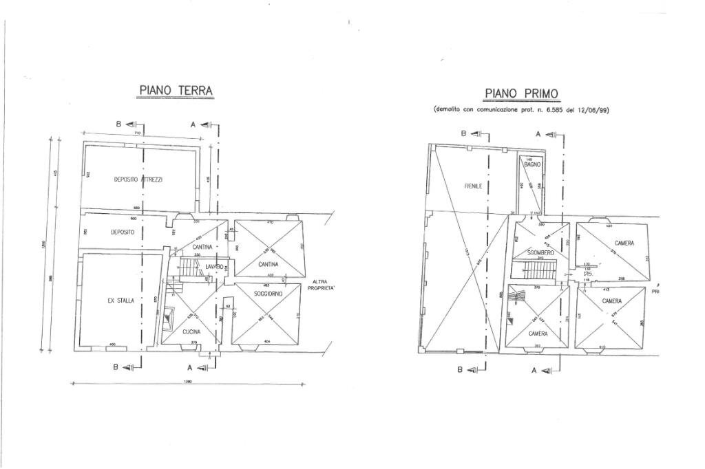 Independent house Via Tiola, Valsamoggia (neighborhood Modena Est) - floor plans 1