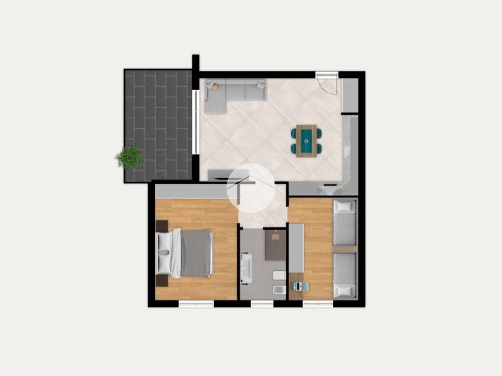 Three-room apartment Via Fanin, Sedriano - photo 2