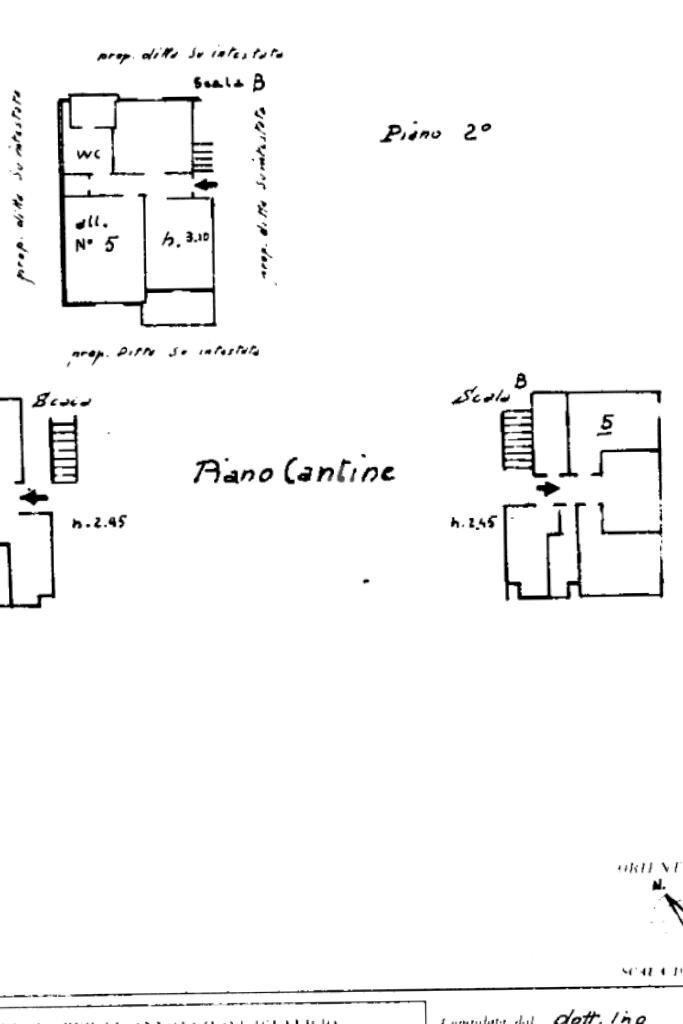 Three-room apartment Via degli aceri, Torino (neighborhood Falchera) - floor plans 1