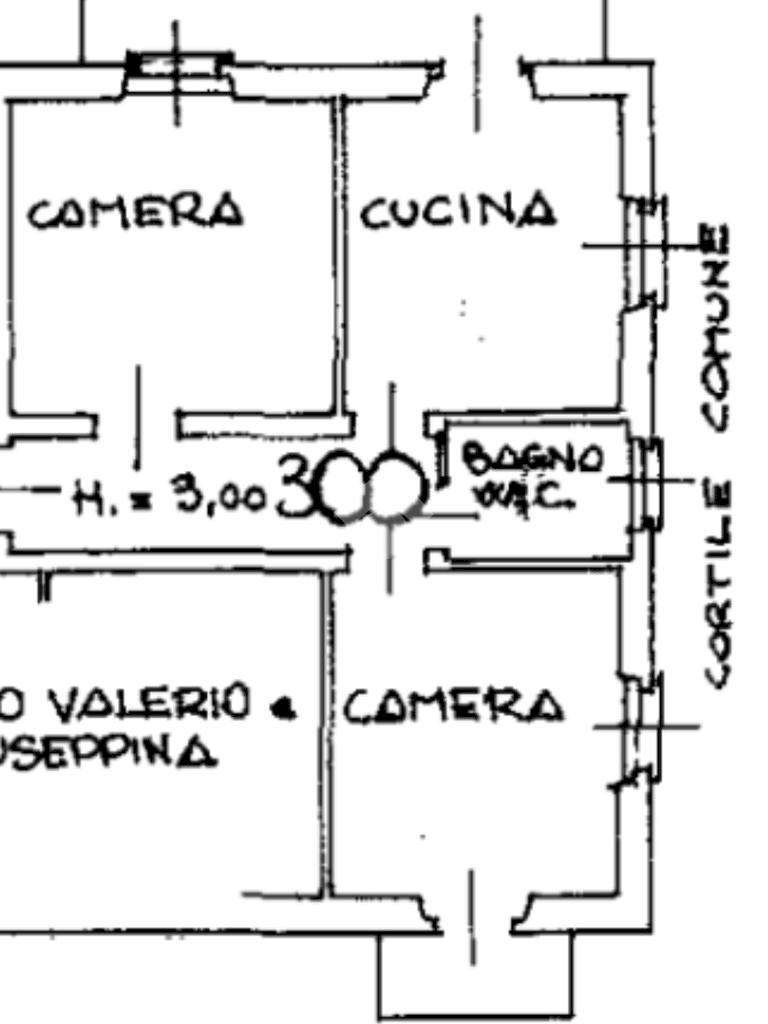 Trilocale Via Frejus, Orbassano - planimetria 1