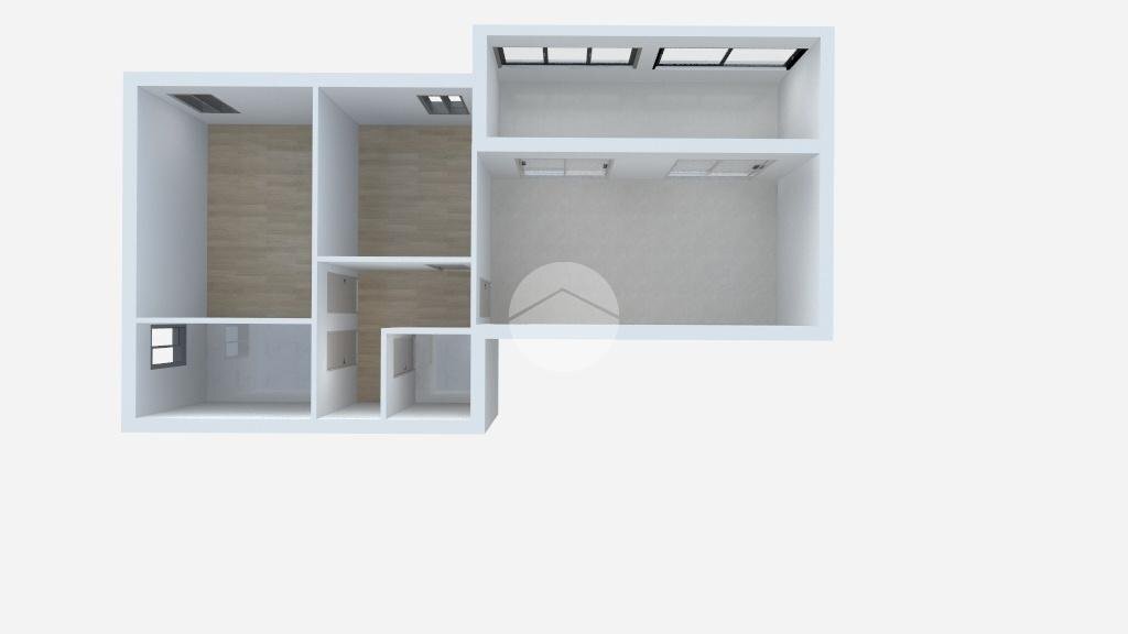 Three-room apartment Via Monte Rosa, Rozzano - floor plans 1