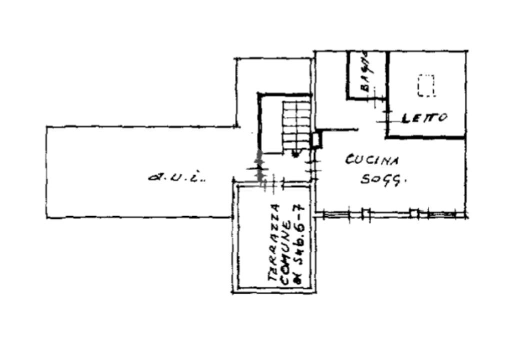 Two-room apartment Via Milani, Cesena - floor plans 1