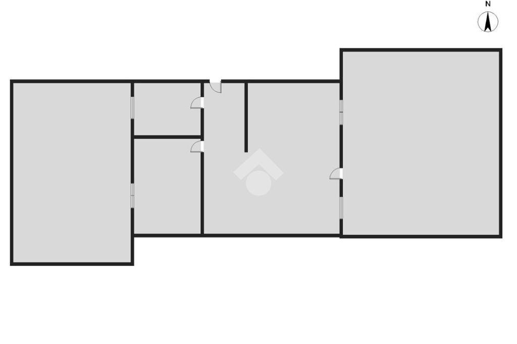 Portion of a house Via Piave, Cerro Maggiore - floor plans 1