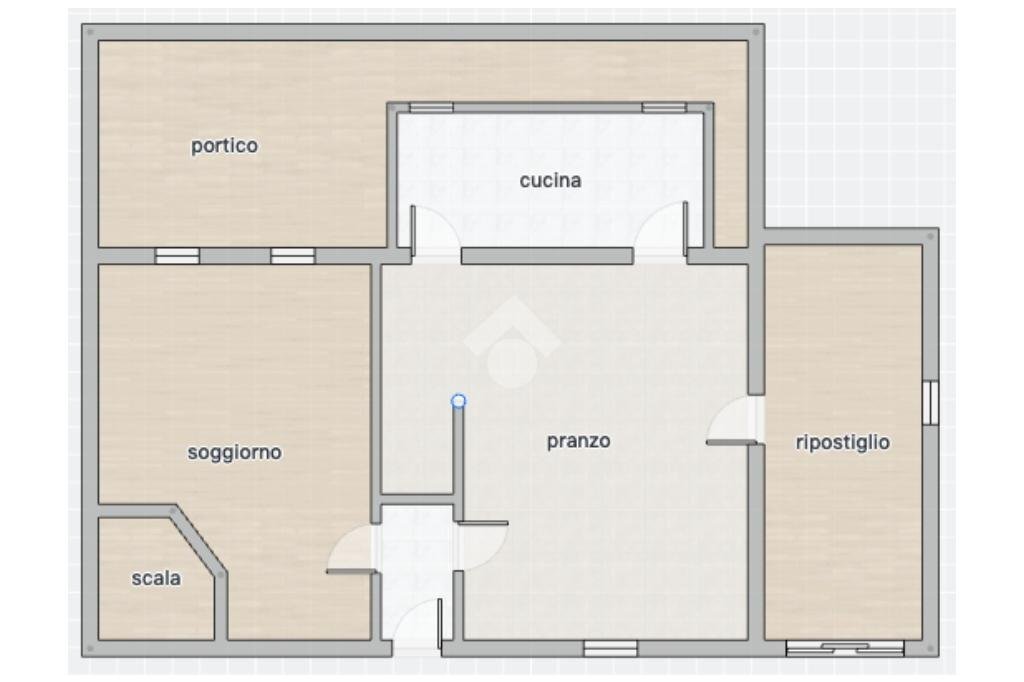 Rustico Via Marignano, Rimini - planimetria 1