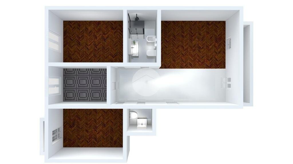 Four-room apartment Via Principi d'Acaja, Torino (neighborhood Cit Turin) - floor plans 1