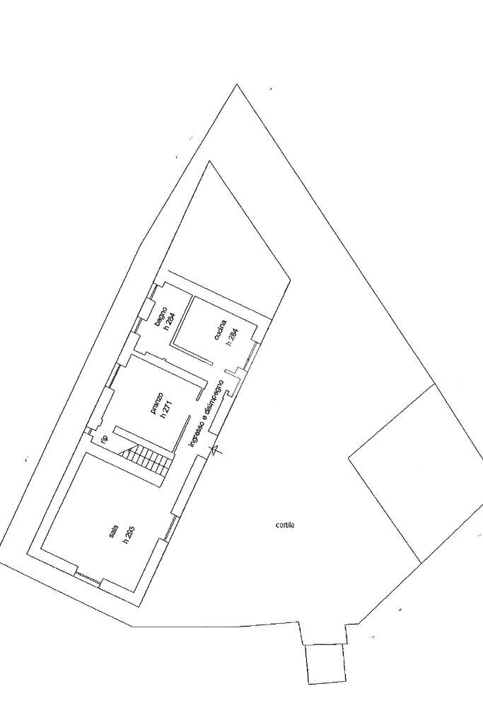 Casa semi indipendente Via Manlio, Bosco Marengo - planimetria 1