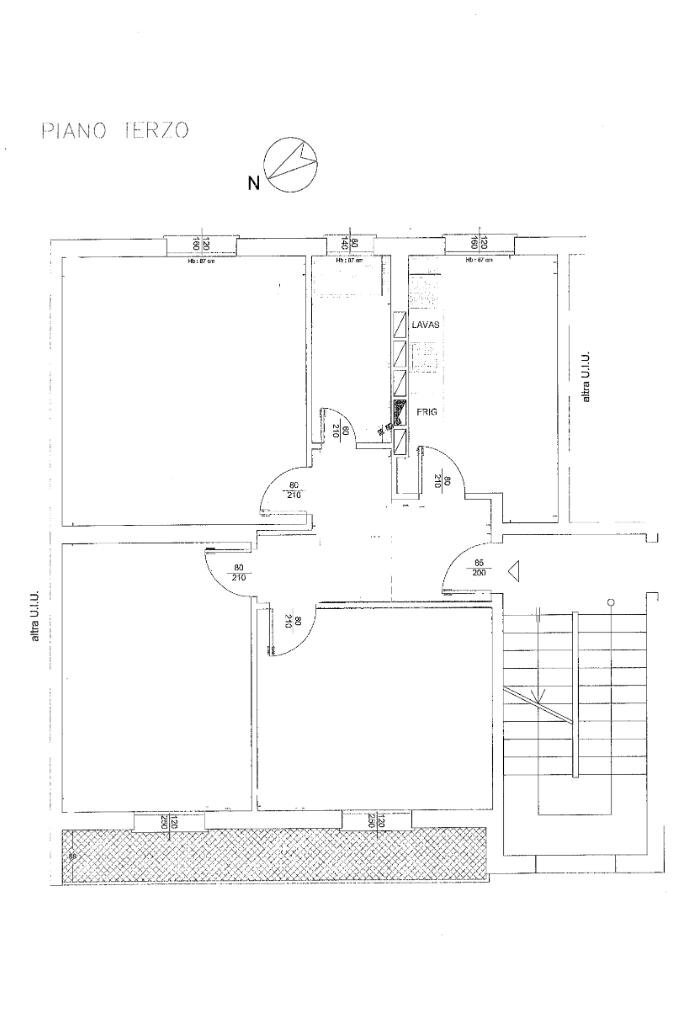 Quadrilocale Via Francesco Edera De Giovanni, Bologna (zona Arcoveggio) - planimetria 1