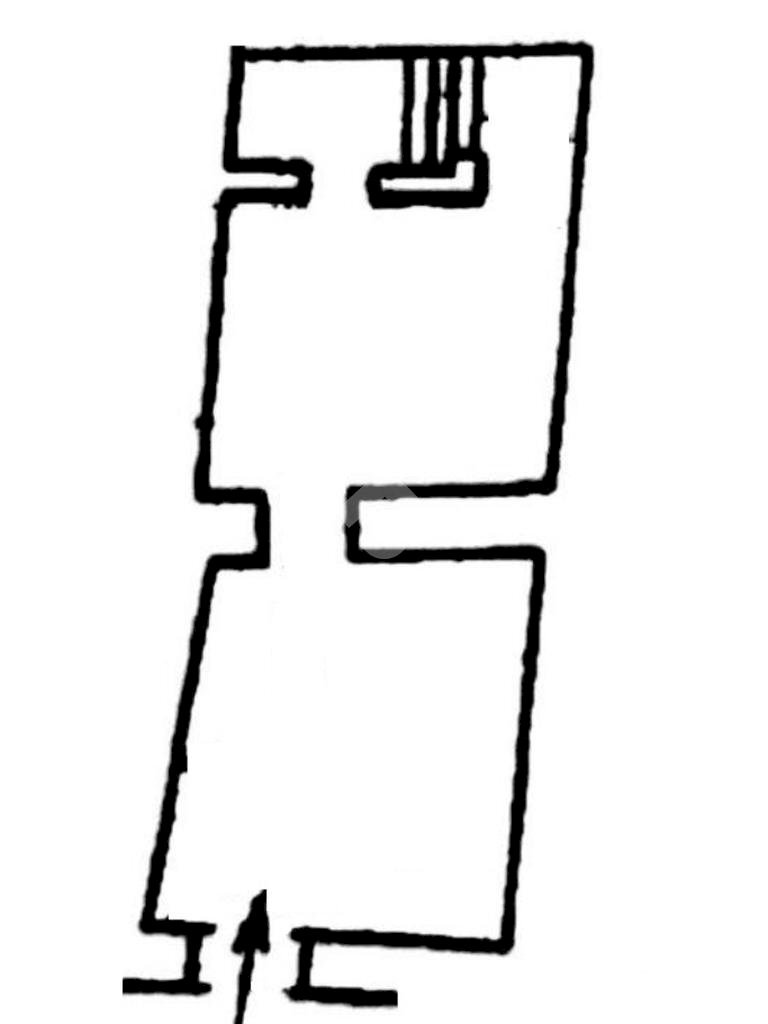 Three-room apartment Via Ponterotto, Genova (neighborhood Marassi) - floor plans 1