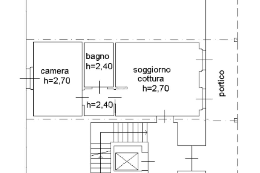 Two-room apartment Via San'Isidoro, Bogogno - floor plans 1