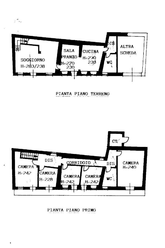 Independent house Via San Vitale, Roppolo - floor plans 1