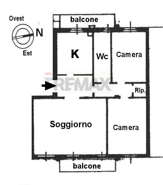 Pianta 2D - Trilocale Viale Suzzani
 
8, Milano - planimetria 1