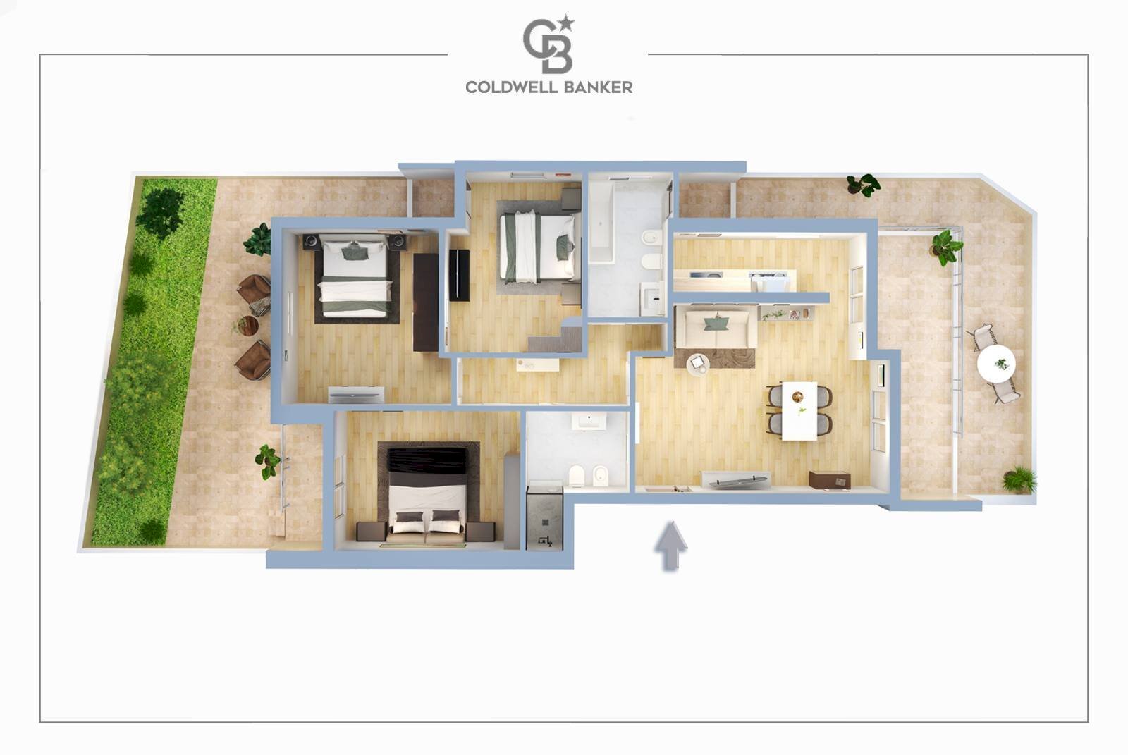 Foto 30 - Four-room apartment Viale San Nilo
 
14, Grottaferrata - floor plans 1