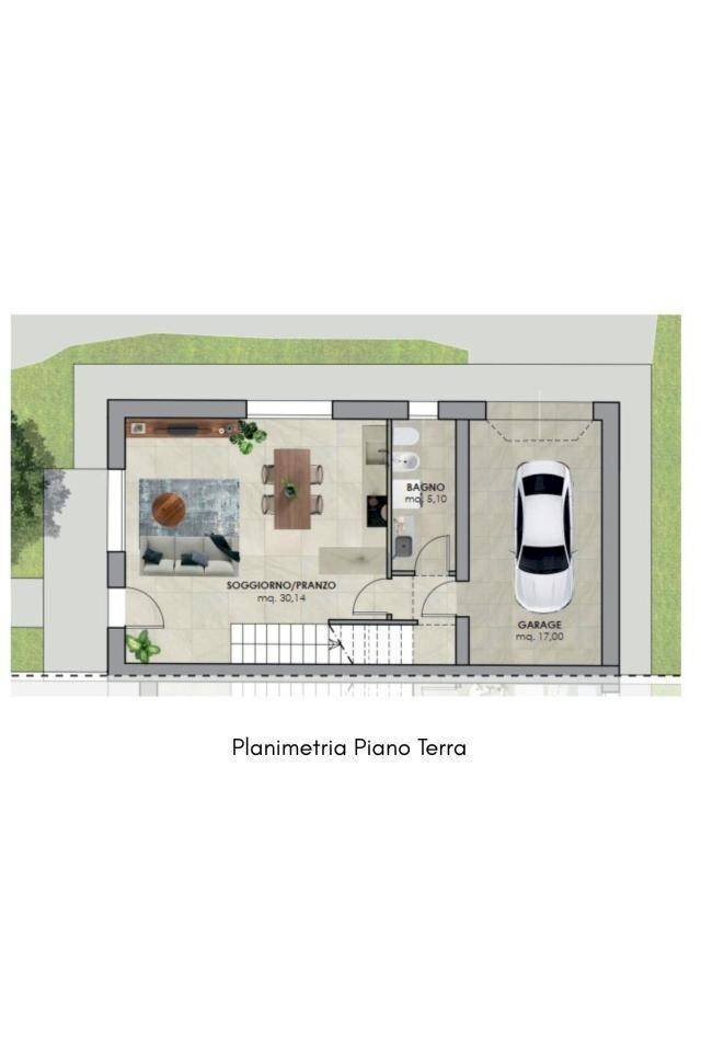 Terraced Villa via Casale, 272, Verucchio - floor plans 1