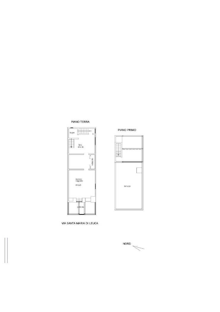 Casa indipendente via Santa Maria di Leuca, Ruffano - planimetria 1