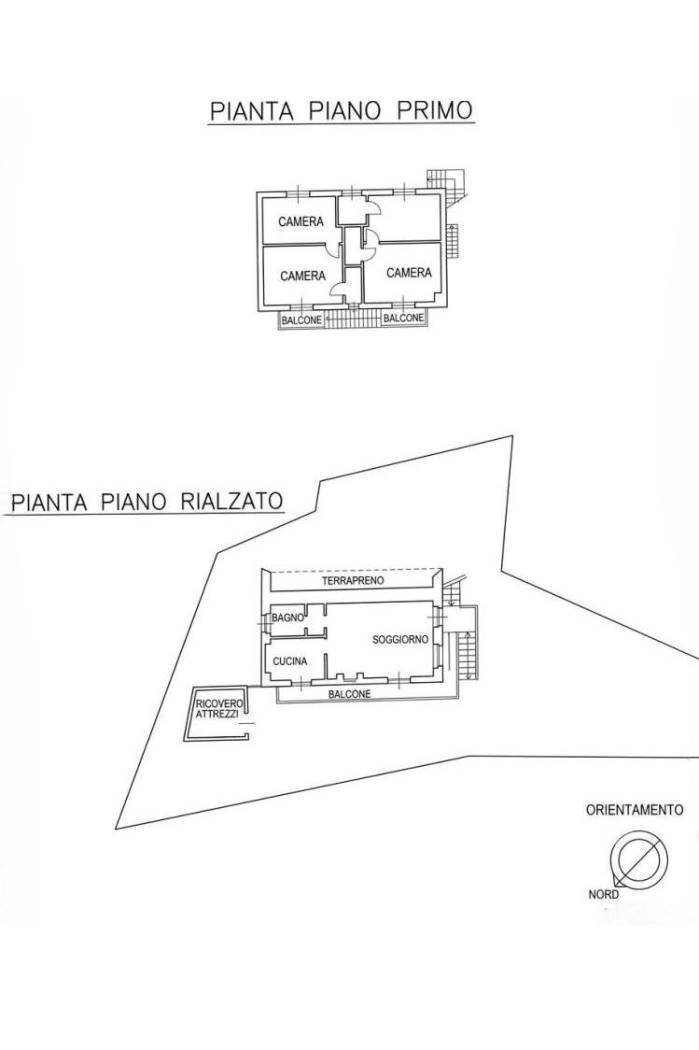 Villa Frazione Salogni, Fabbrica Curone - planimetria 1