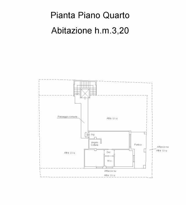 Foto 41 - Trilocale Via dei Gerani, Diano Marina - planimetria 1