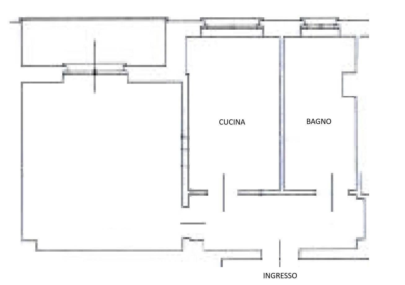 One-room apartment FRATELLI DI DIO, 64, Sesto San Giovanni - floor plans 1