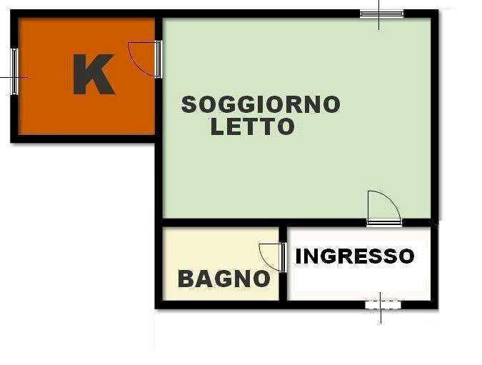 Appartamento via Modena, 1, Sesto San Giovanni - planimetria 1