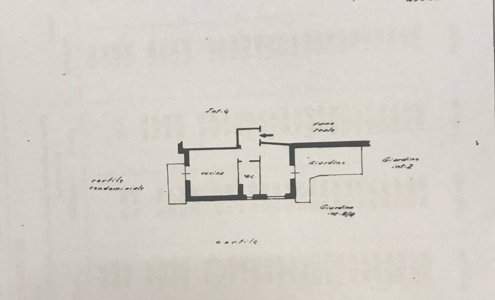 Three-room apartment via della Repubblica, Camogli - floor plans 1