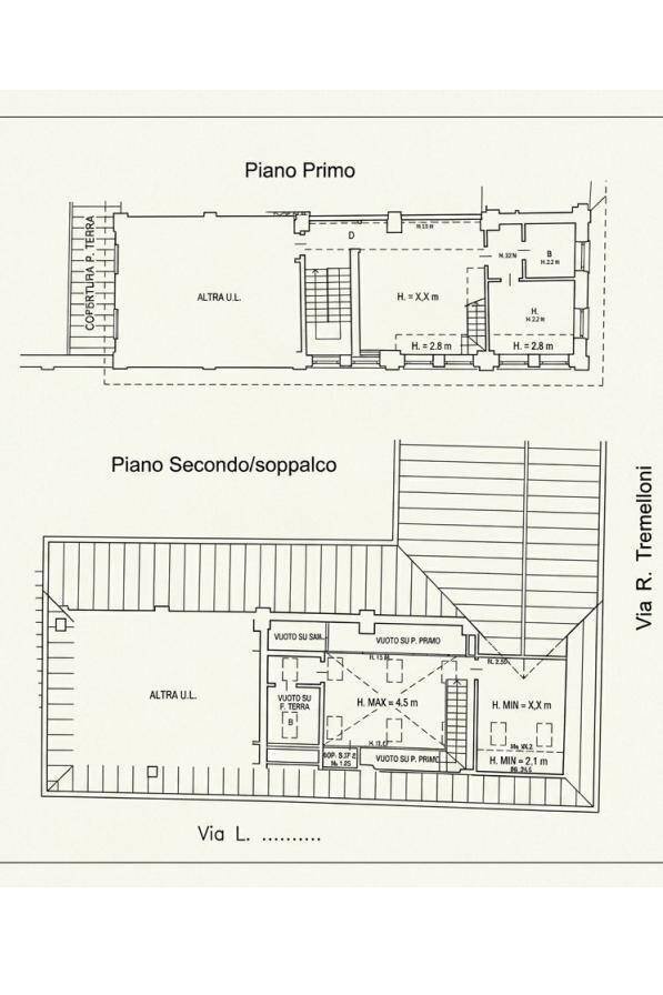 Three-room apartment via Luigi Cislaghi, 21, Milano (neighborhood Precotto) - floor plans 1