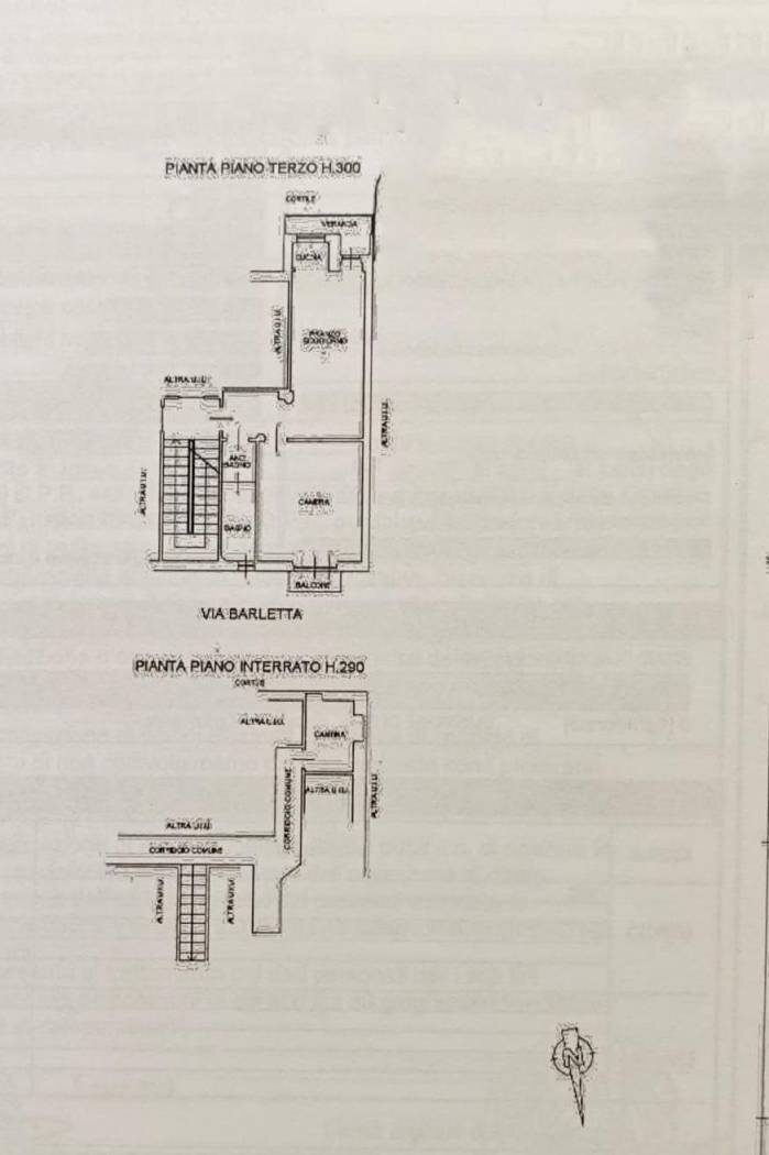 Appartamento via Barletta, 83, Torino (zona Santa Rita) - planimetria 1