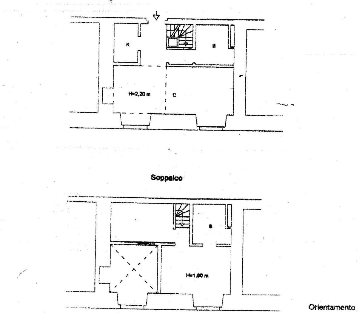 Three-room apartment via di San Nicola da Tolentino, Roma (neighborhood Centro Storico) - floor plans 1