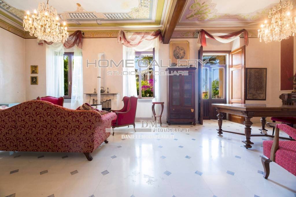 Salone - Villa viale Quartara, Genova (neighborhood Quarto) - photo 3