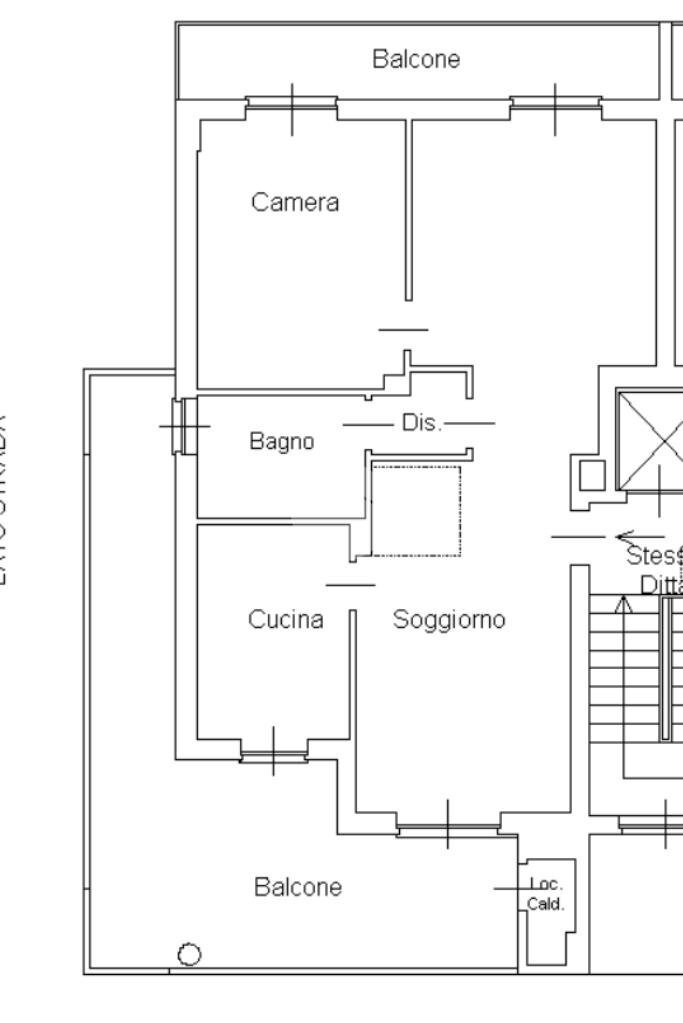 Apartment Via pertini sandro, Airasca - floor plans 1