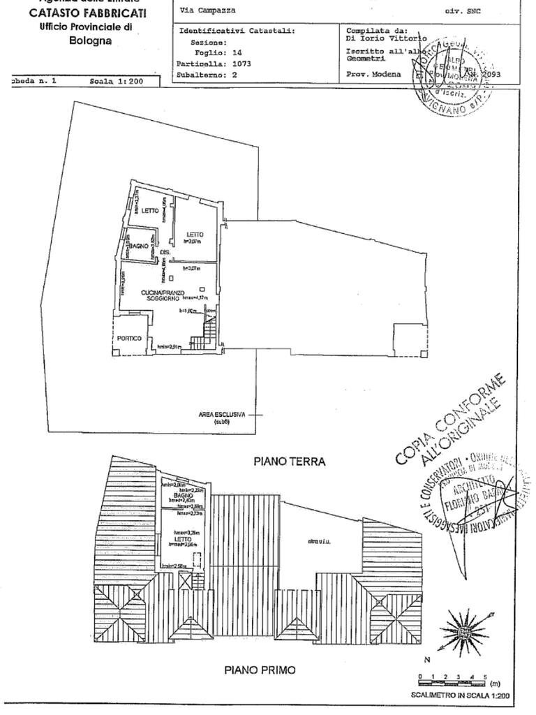 Villa Via Campazza, Valsamoggia (neighborhood Modena Est) - floor plans 1