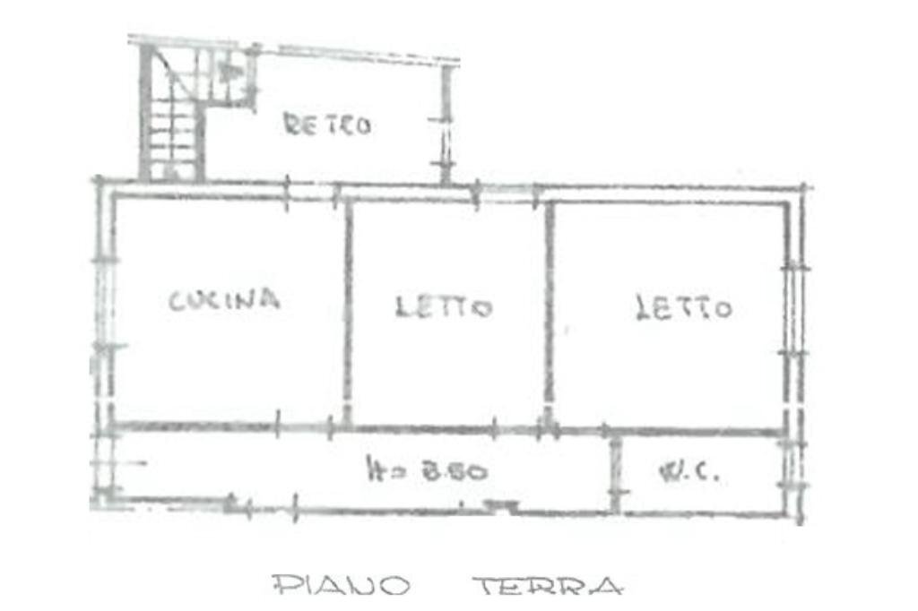 Quadrilocale Via Roma, Tavullia - planimetria 1