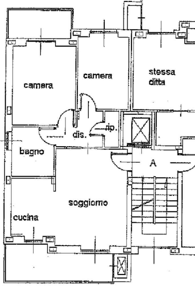 Trilocale Via biscaretti, Chieri - planimetria 1