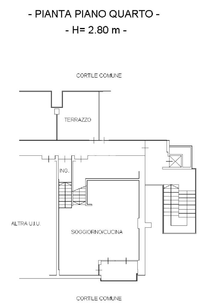 Four-room apartment Via Freinetto, Coazze - floor plans 1
