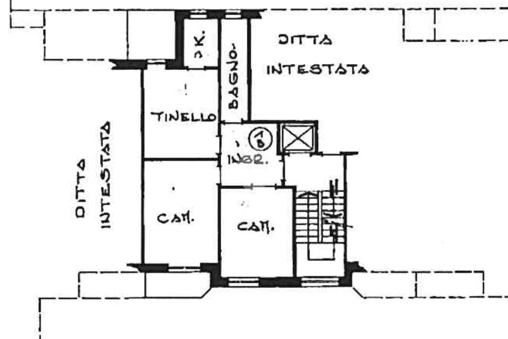 Trilocale Via stazione, None - planimetria 1