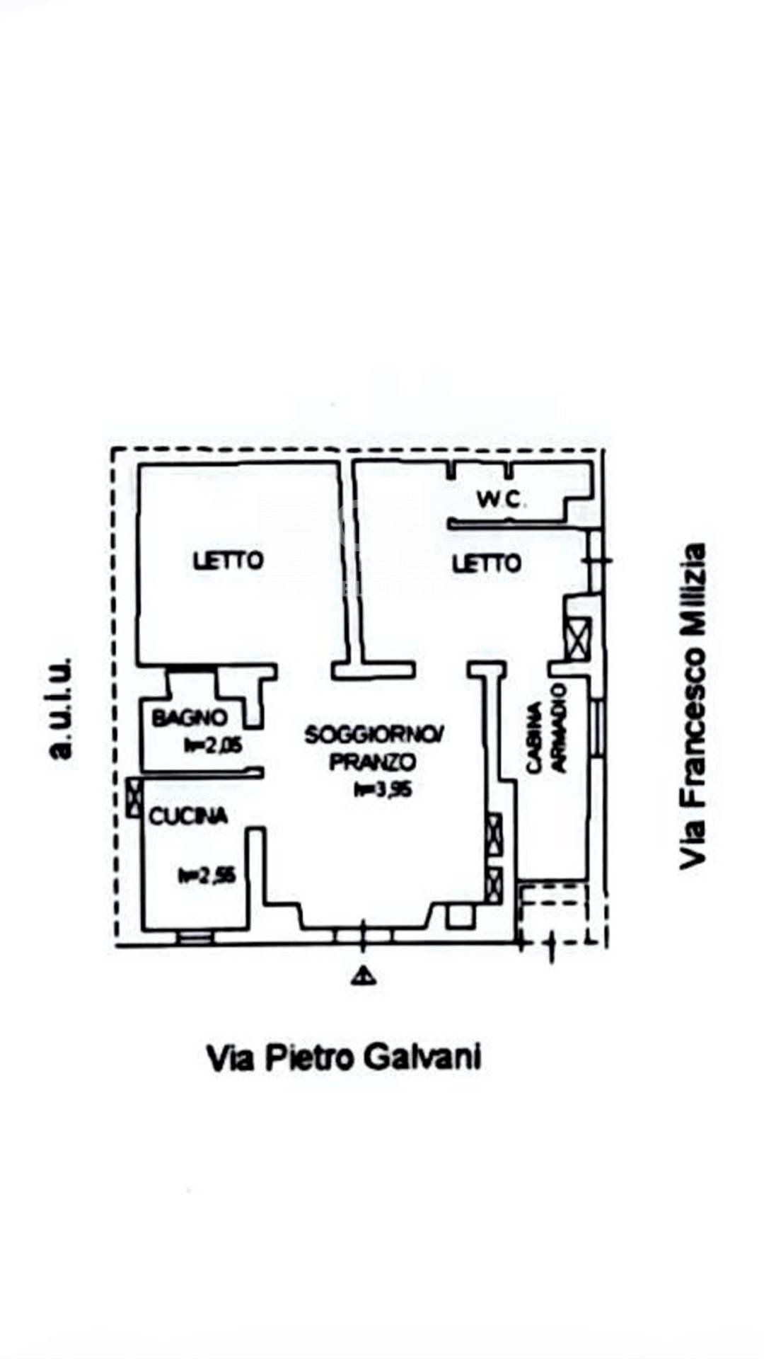 Foto 37 - Quadrilocale Via Pietro Galvani
 
32, Ostuni - planimetria 1