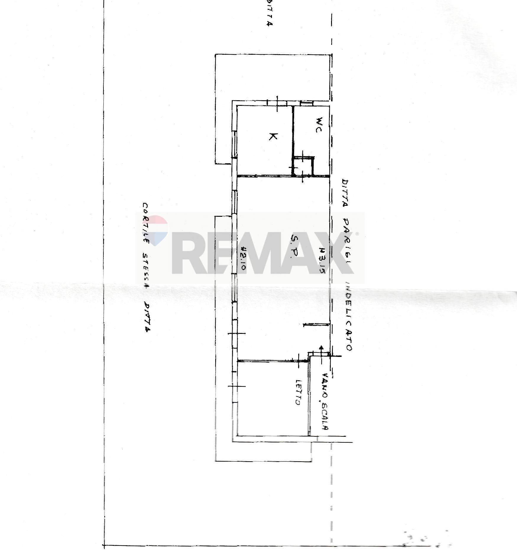 Pianta 2D - Quadrilocale Via della Madonnina
 
15, Misterbianco - planimetria 1