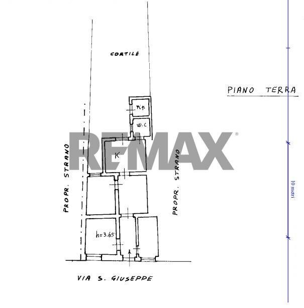 Pianta 2D - Semi-detached house Via San Giuseppe
 
38, Belpasso - floor plans 1