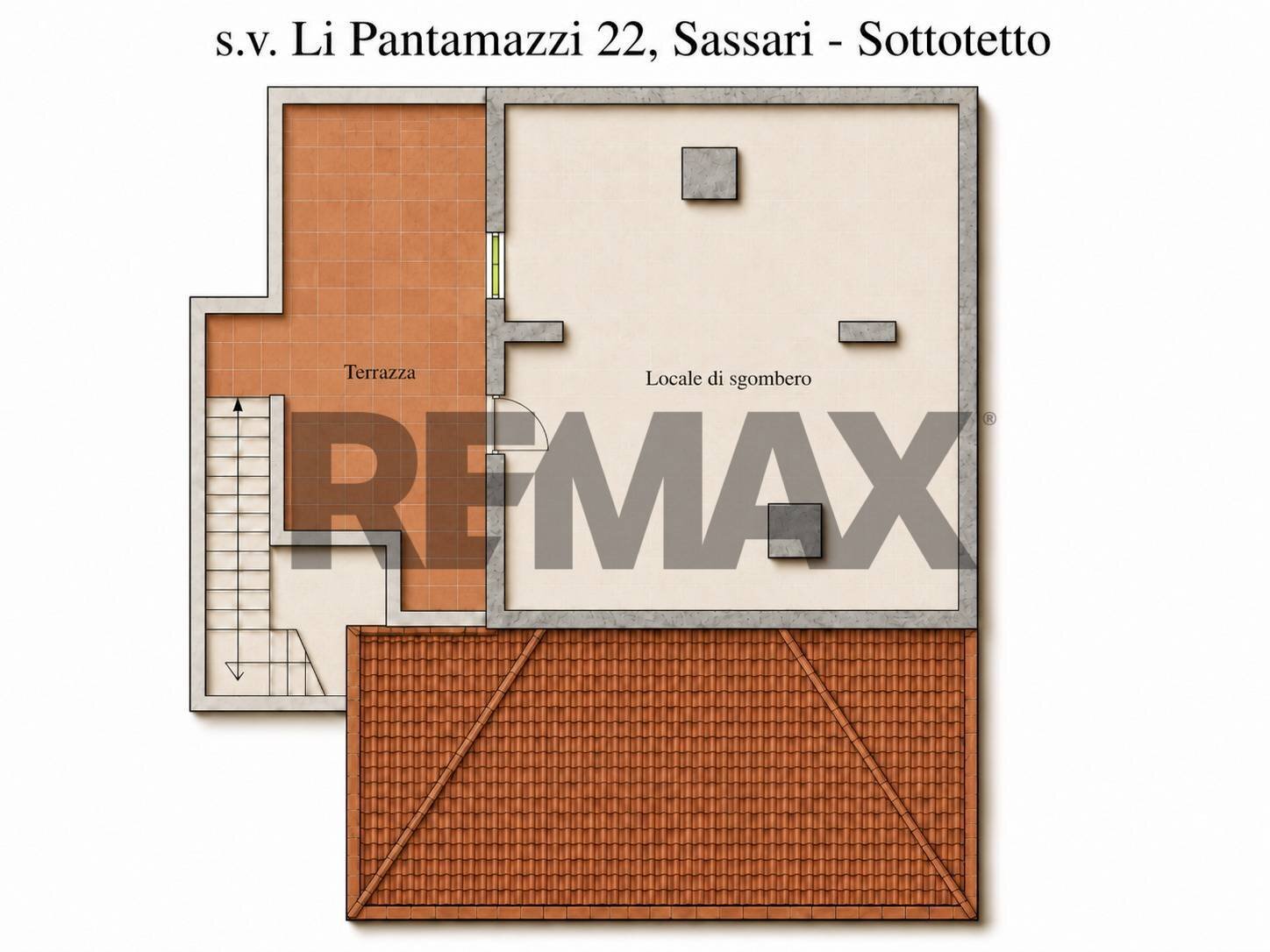 Pianta 2D - Independent house S.V. Li Pantamazzi
 
22, Sassari - floor plans 1