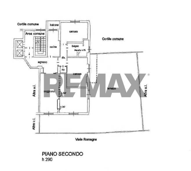 Pianta 2D - Trilocale Viale Romagna
 
35, Cinisello Balsamo - planimetria 1