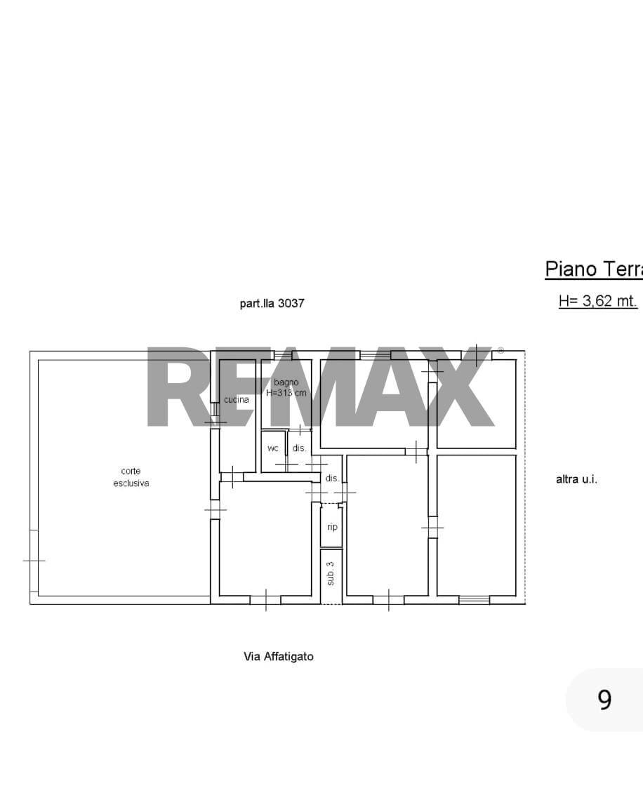 Pianta 2D - Apartment via Affatigato
 
36-40, Santa Flavia - floor plans 1