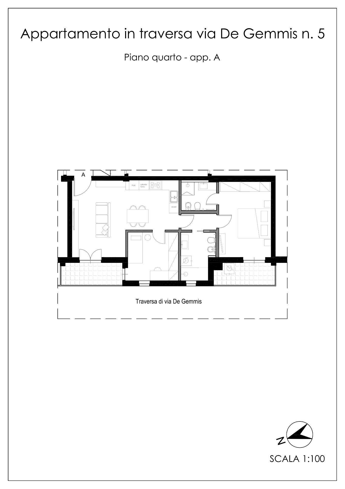 Foto 14 - Three-room apartment Traversa de gemmis
 
5, Bari - floor plans 1